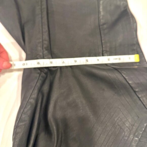 RARE - J. Mendel Paris Black Leather Moto Pants – Size 6 - Picture 15 of 16